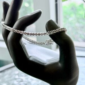 925 Sterling Silver Black Onyx Tennis Bracelet – Classic NWT